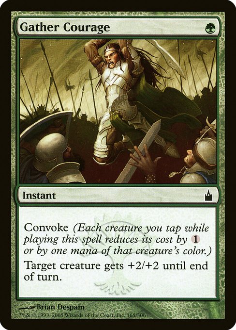 Gather Courage - Ravnica: City of Guilds Common Card
