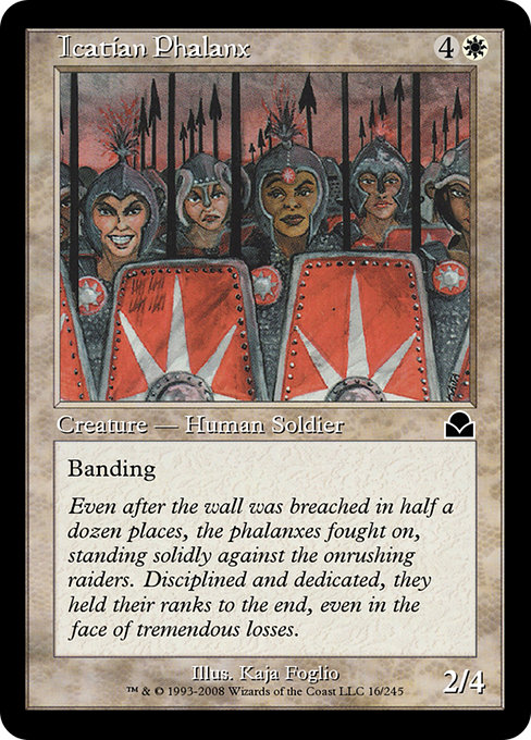 Icatian Phalanx - Masters Edition II Common Card