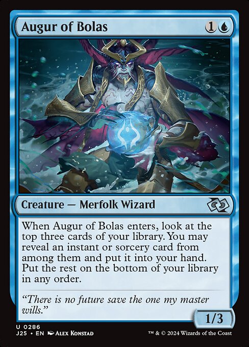 Augur of Bolas - Foundations Jumpstart Uncommon Card