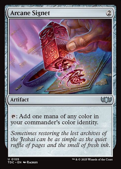 Arcane Signet - Tarkir: Dragonstorm Commander Uncommon Card