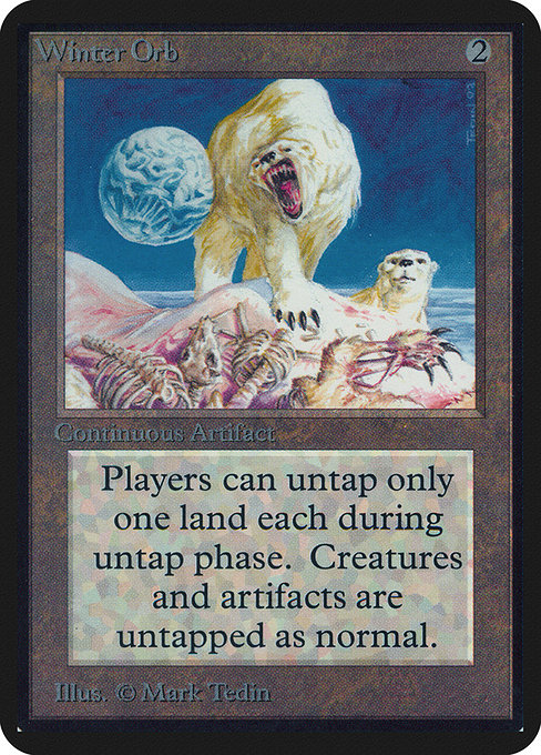 Winter Orb - Limited Edition Alpha Rare Card