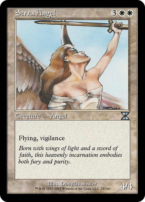 Serra Angel - Masters Edition IV Uncommon Card