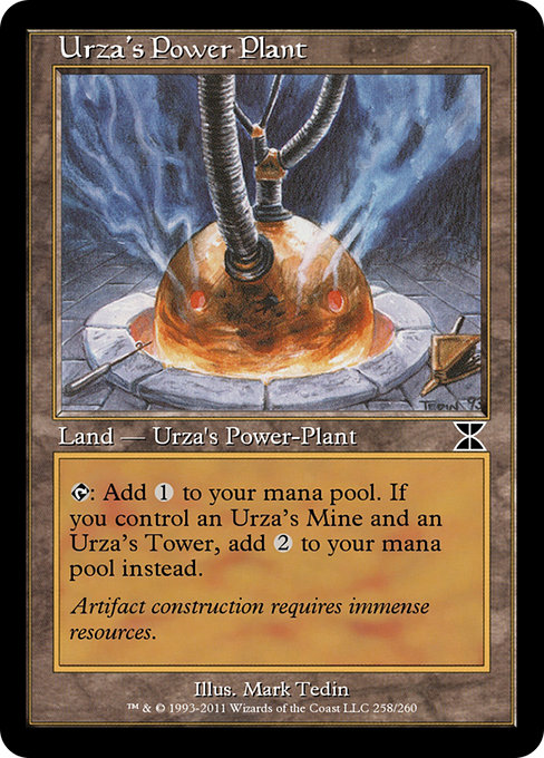 Urza's Power Plant - Masters Edition IV Common Card