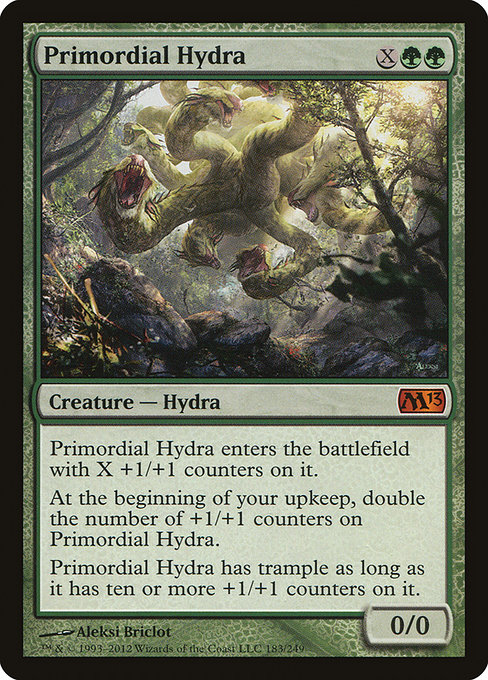 Primordial Hydra - Magic 2013 Mythic Card