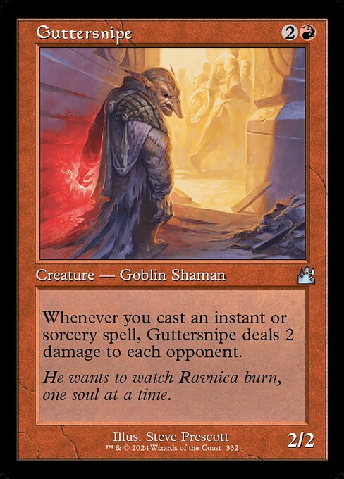 Guttersnipe - Ravnica Remastered Uncommon Card