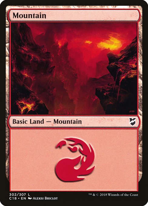 Mountain - Commander 2018 Common Card