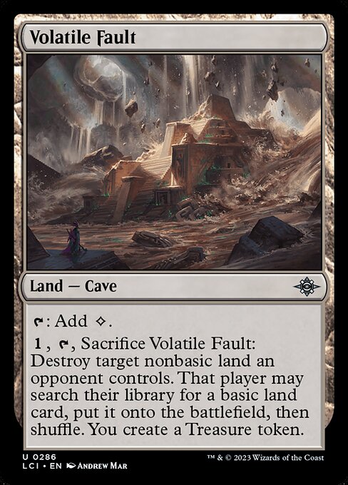 Volatile Fault - The Lost Caverns of Ixalan Uncommon Card