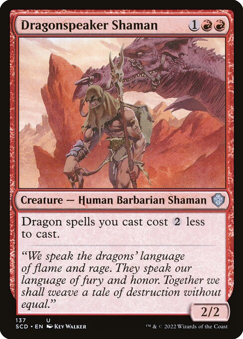 Dragonspeaker Shaman - Starter Commander Decks Uncommon Card