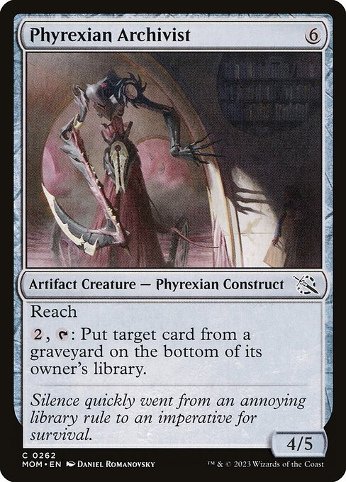 Phyrexian Archivist - March of the Machine Common Card