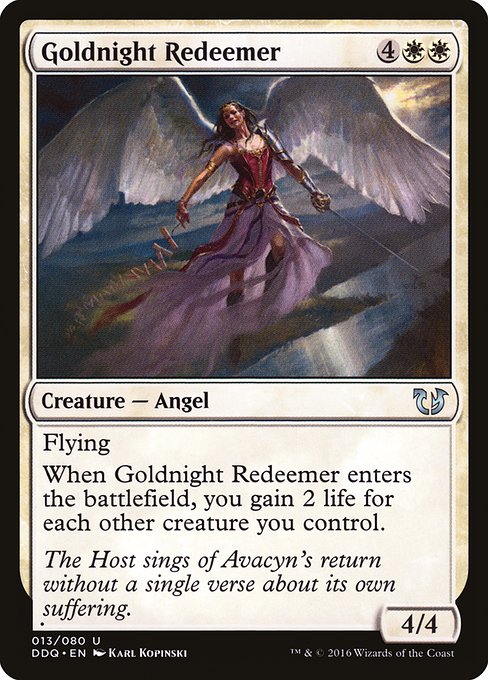 Goldnight Redeemer - Duel Decks: Blessed vs. Cursed Uncommon Card