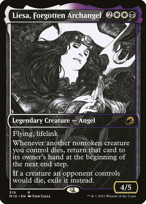 Liesa, Forgotten Archangel - Innistrad: Midnight Hunt Rare Card