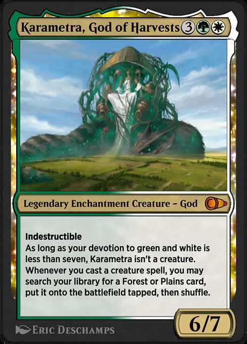Karametra, God of Harvests - Pioneer Masters Mythic Card
