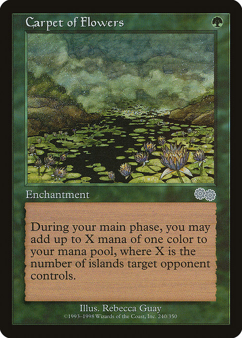 Carpet of Flowers - Urza's Saga Uncommon Card