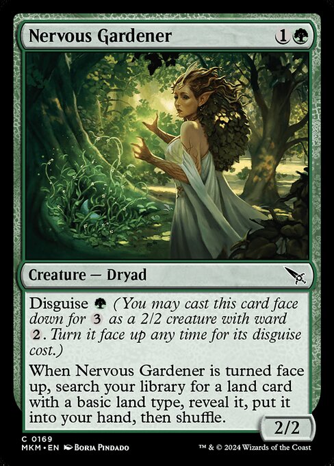 Nervous Gardener - Murders at Karlov Manor Common Card