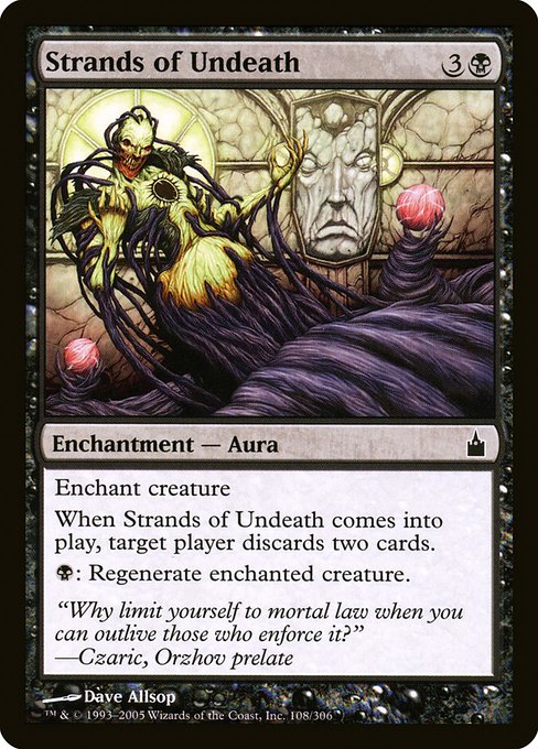 Strands of Undeath - Ravnica: City of Guilds Common Card