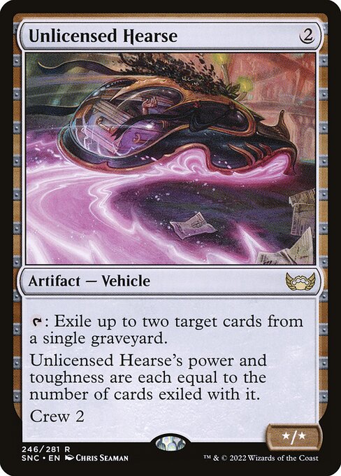 Unlicensed Hearse - Streets of New Capenna Rare Card