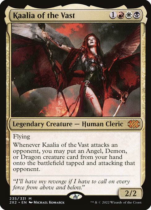 Kaalia of the Vast - Double Masters 2022 Mythic Card