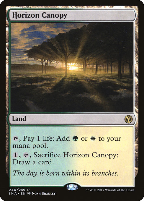 Horizon Canopy - Iconic Masters Rare Card