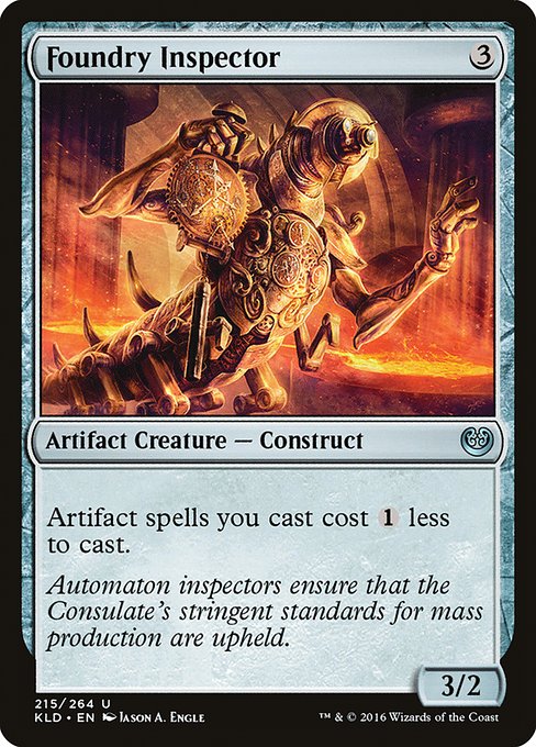Foundry Inspector - Kaladesh Uncommon Card