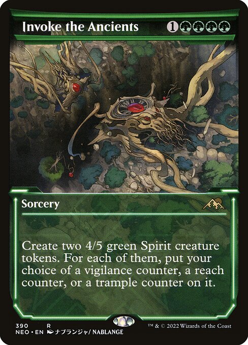 Invoke the Ancients - Kamigawa: Neon Dynasty Rare Card