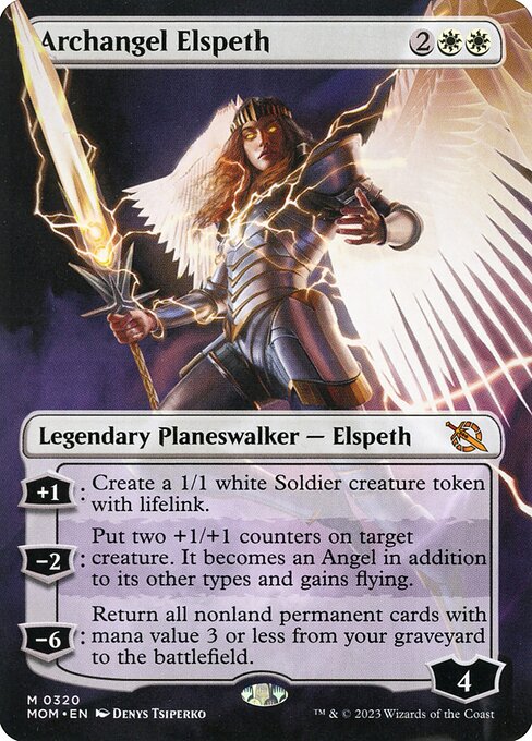 Archangel Elspeth - March of the Machine Mythic Card