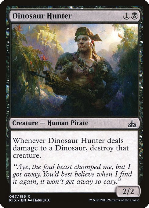 Dinosaur Hunter - Rivals of Ixalan Common Card