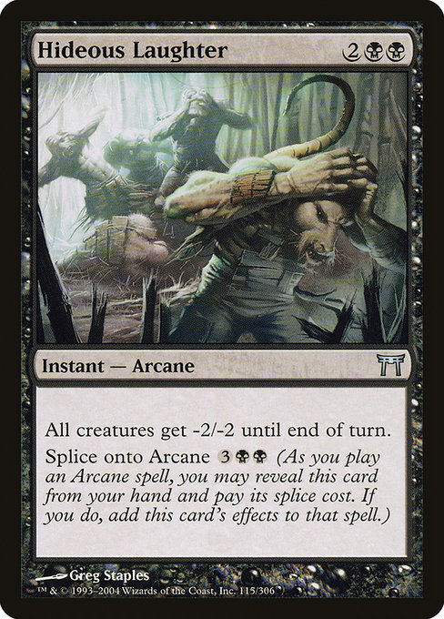 Hideous Laughter - Champions of Kamigawa Uncommon Card