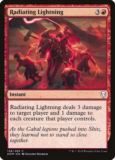 Radiating Lightning - Dominaria Common Card