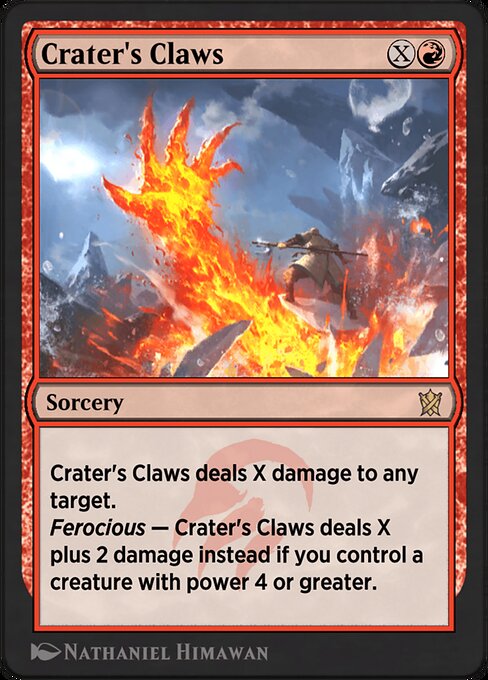 Crater's Claws - Khans of Tarkir Rare Card