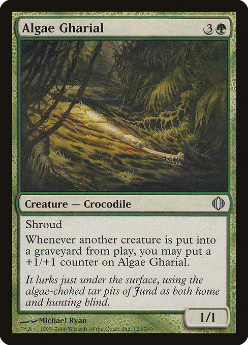 Algae Gharial - Shards of Alara Uncommon Card