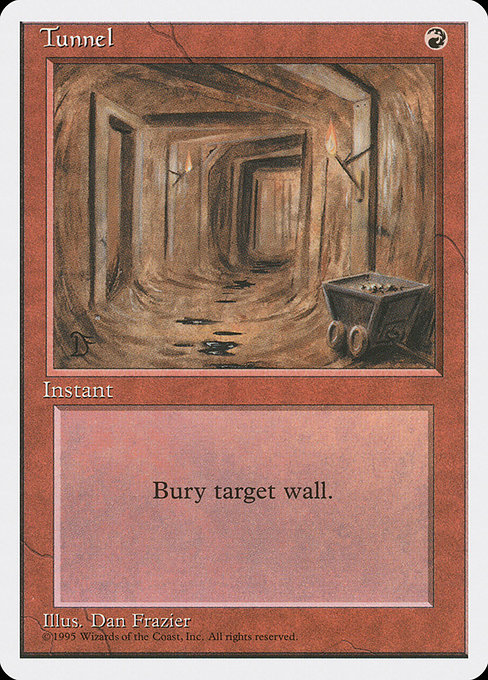 Tunnel - Fourth Edition Uncommon Card
