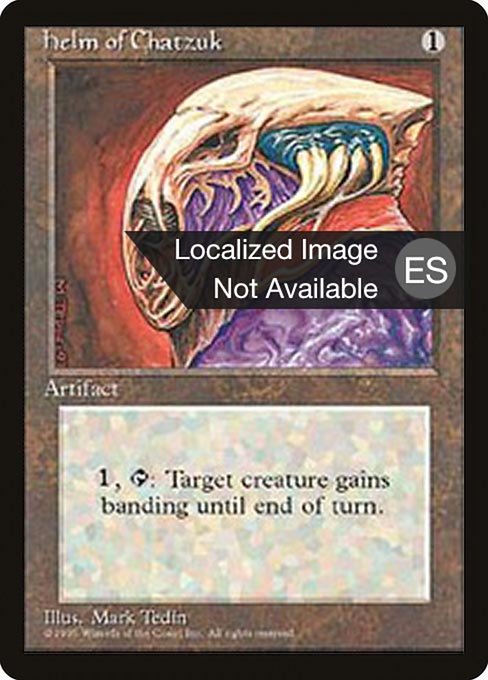 Helm of Chatzuk - Fourth Edition Foreign Black Border Rare Card