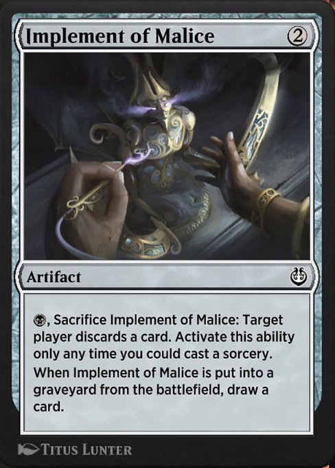 Implement of Malice - Kaladesh Remastered Common Card