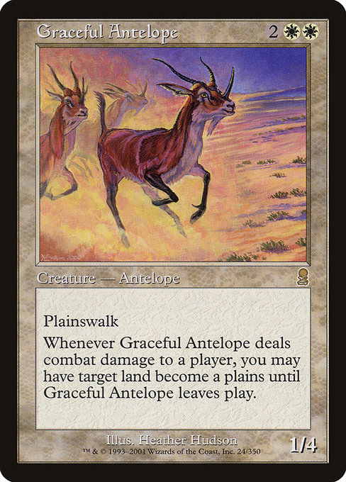 Graceful Antelope - Odyssey Rare Card