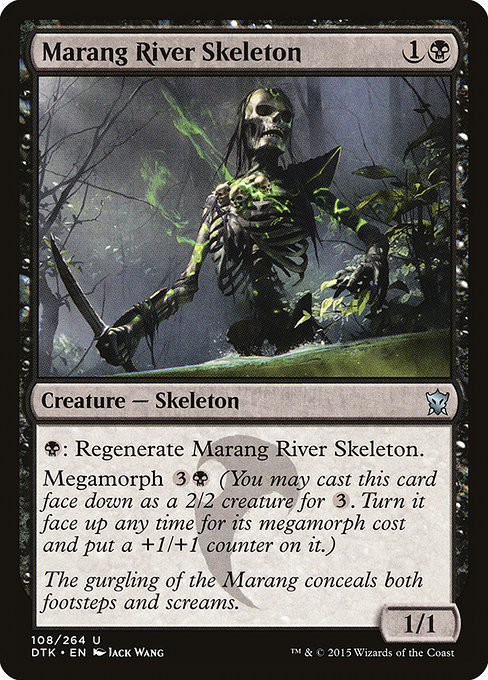 Marang River Skeleton - Dragons of Tarkir Uncommon Card
