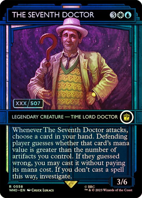 The Seventh Doctor - Doctor Who Rare Card