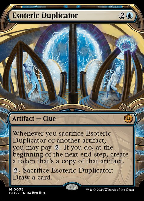 Esoteric Duplicator - The Big Score Mythic Card