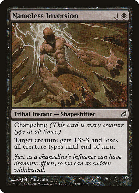 Nameless Inversion - Lorwyn Common Card