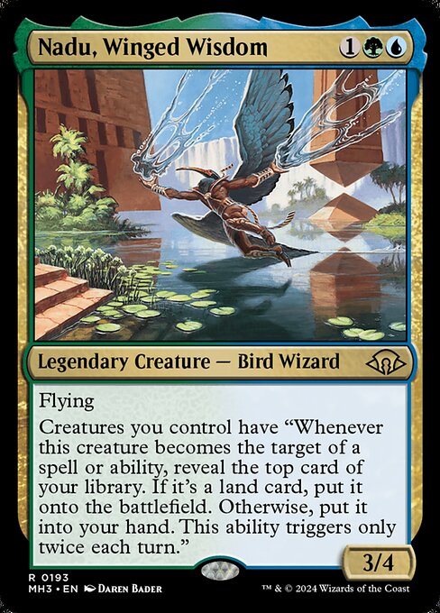 Nadu, Winged Wisdom - Modern Horizons 3 Rare Card