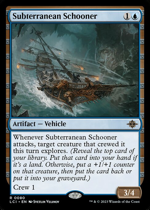 Subterranean Schooner - The Lost Caverns of Ixalan Rare Card