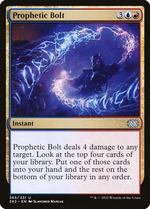 Prophetic Bolt - Double Masters 2022 Uncommon Card