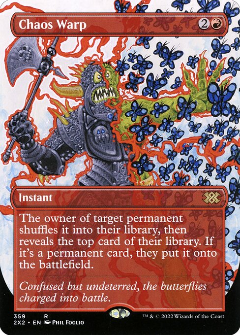 Chaos Warp - Double Masters 2022 Rare Card