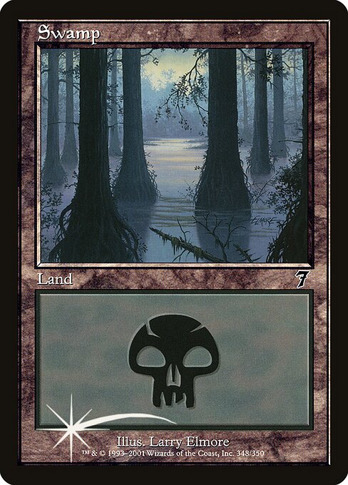 Swamp - Seventh Edition Common Card