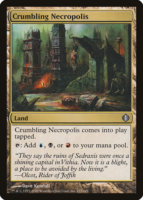 Crumbling Necropolis - Shards of Alara Uncommon Card