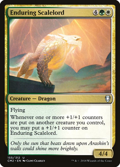 Enduring Scalelord - Commander Anthology Volume II Uncommon Card
