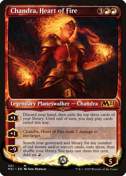 Chandra, Heart of Fire - Core Set 2021 Mythic Card