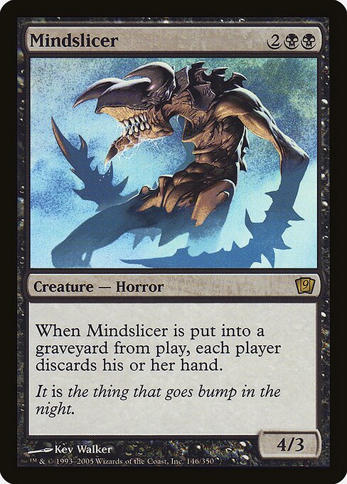 Mindslicer - Ninth Edition Rare Card
