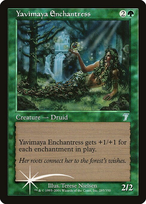 Yavimaya Enchantress - Seventh Edition Uncommon Card