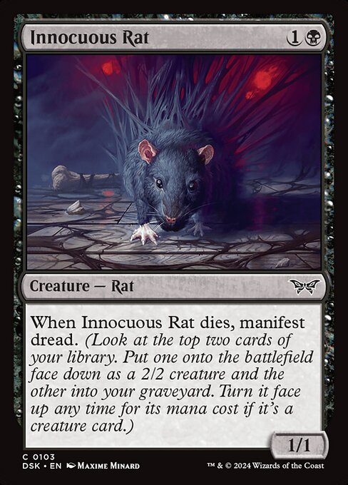 Innocuous Rat - Duskmourn: House of Horror Common Card