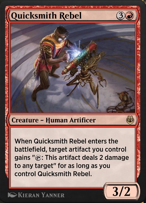 Quicksmith Rebel - Kaladesh Remastered Rare Card